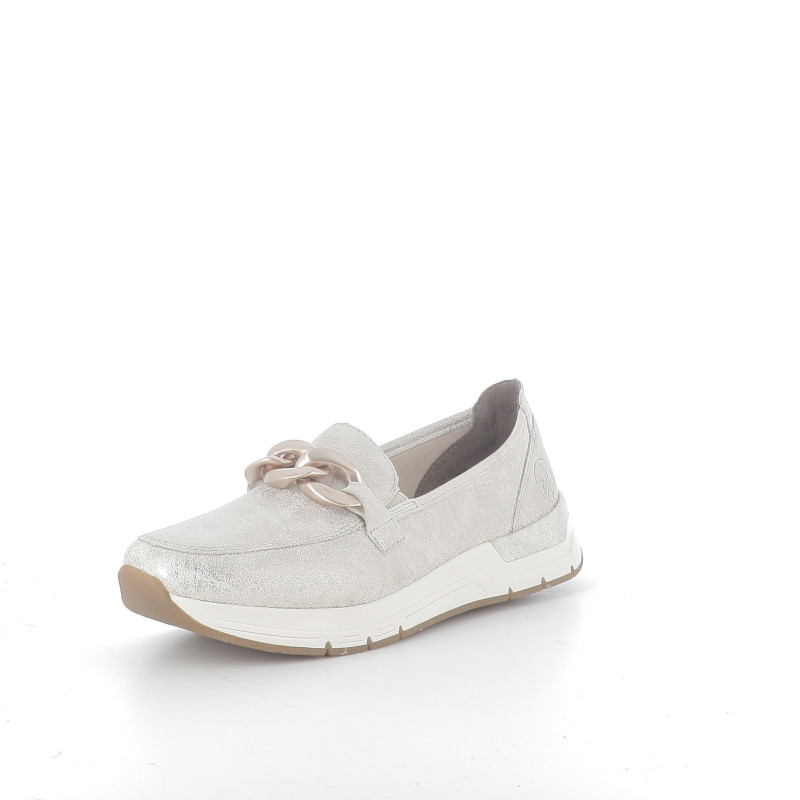 Mocassins argentés