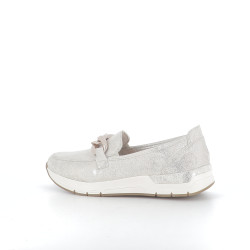 Mocassins argentés