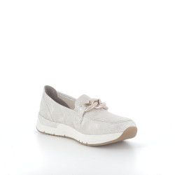 Mocassins argentés