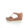 Nu-pieds marron en cuir