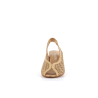 Escarpin doré cuir luxe