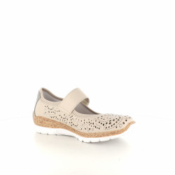 Ballerines beiges crème