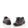 Baskets Basses Bordeaux en Cuir