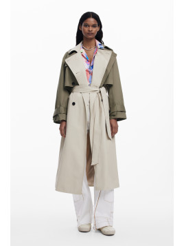 Trench beige et kaki
