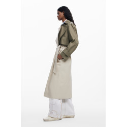 Trench beige et kaki