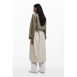 Trench beige et kaki