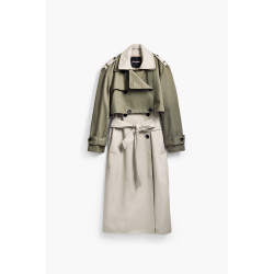 Trench beige et kaki