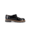 Derby Christian Pellet noir en cuir verni - Anjou-chaussures
