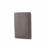 Portefeuille en cuir chocolat