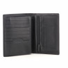Portefeuille en cuir noir