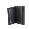 Portefeuille en cuir noir