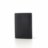 Portefeuille en cuir noir