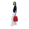 Sac 2 en 1 rouge à trous