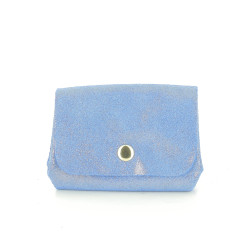 Porte-monnaie bleu