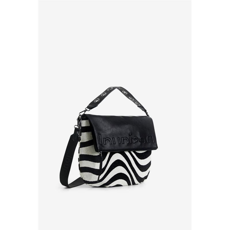 sac a main noir et blanc