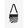sac a main noir et blanc
