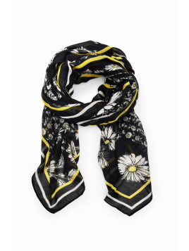 Foulard imprimé marguerites Desigual