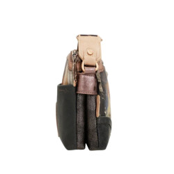 Sac à Bandoulière Marron Deux Compartiments Anekke