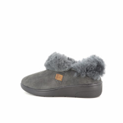 Pantoufles Grises en Cuir Nubuck JOSEF SEIBEL