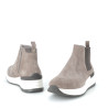 Chaussures Montantes Taupe en daim TBS