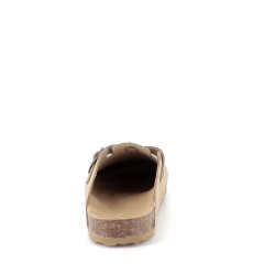 Mules suede mushroom