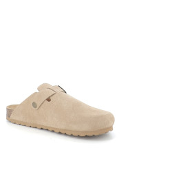 Mules suede mushroom