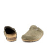 Mules suede trebol