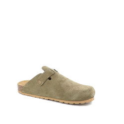 Mules suede trebol