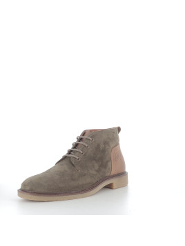 Baskets hautes en cuir vert