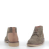 Baskets hautes en cuir vert