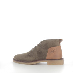 Baskets hautes en cuir vert