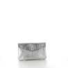 Pochette porte-monnaie argenté