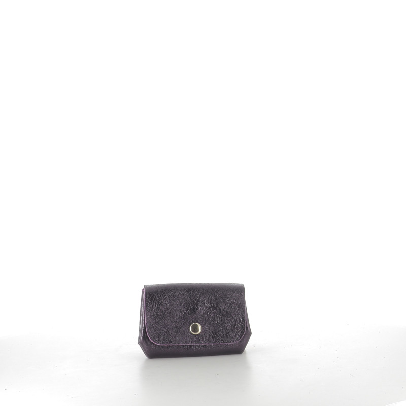 pochette porte-monnaie violet