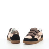 Baskets basses marron synthetique