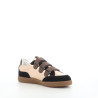 Baskets basses marron synthetique