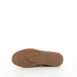 Baskets basses marron synthetique
