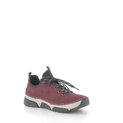 baskets basses rouge