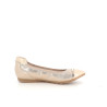 Ballerines beige et or Tamaris