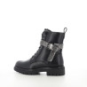 Boots noires avec détail argenté