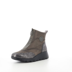 Bottines textile vert