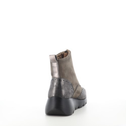 Bottines textile vert