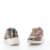 Baskets Hautes Marron Taupe zip