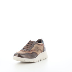 Baskets Hautes Marron Taupe