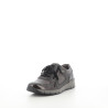 Baskets basses grises en cuir