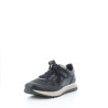 Baskets basses en cuir noir