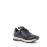 Baskets basses en cuir noir
