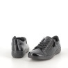 Baskets noires en synthétique vernis Remonte
