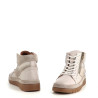 Baskets Hautes Grises en Cuir