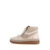 Baskets Hautes Grises en Cuir