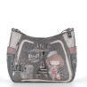 sac Anekke marron et bordeaux